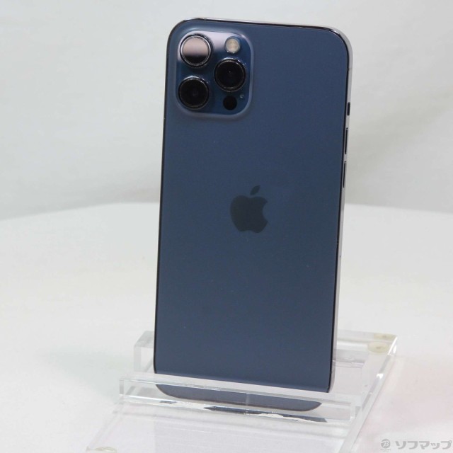 中古)Apple iPhone12 Pro Max 128GB パシフィックブルー MGCX3J/A SIM ...