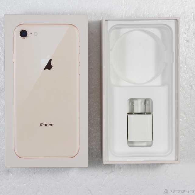 中古)Apple iPhone8 64GB ゴールド MQ7A2J/A SIMフリー(349-ud)の通販