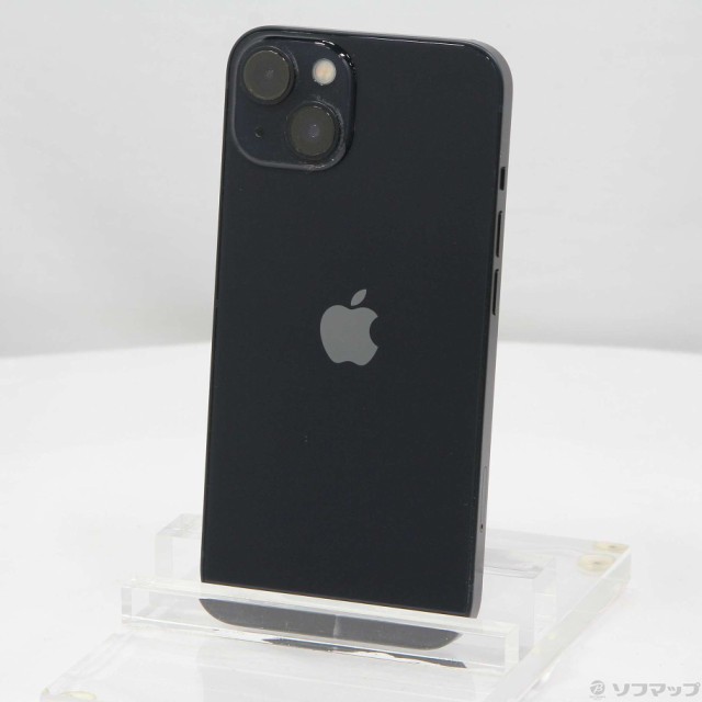 (中古)Apple iPhone13 128GB ミッドナイト MLNC3J/A SIMフリー(349-ud)