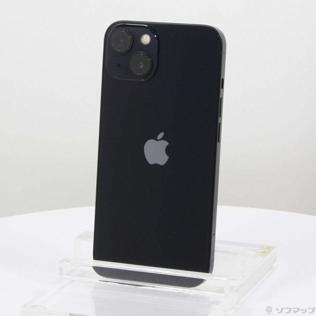 (中古)Apple iPhone13 128GB ミッドナイト MLNC3J/A SIMフリー(381-ud)