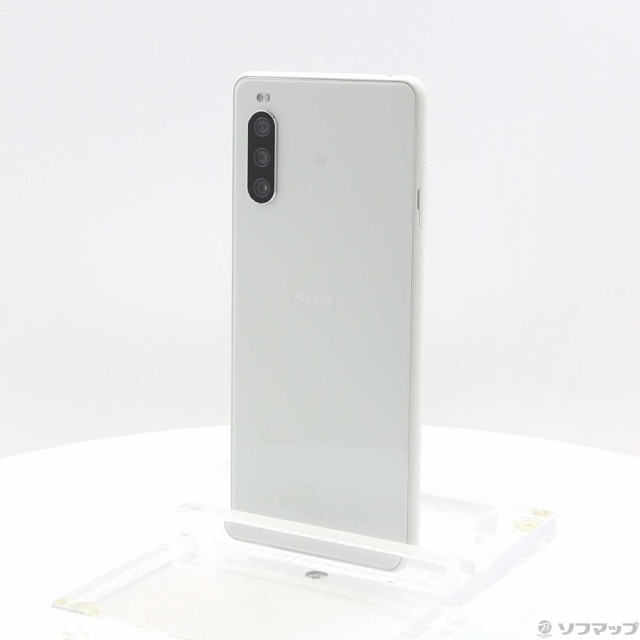 中古)SONY Xperia 10 III Lite 64GB ホワイト XQ-BT44 SIMフリー(297