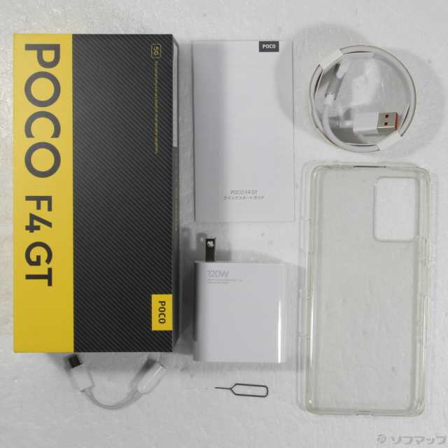 中古)Xiaomi POCO F4 GT 128GB サイバーイエロー 21121210G SIMフリー