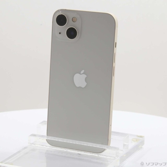 (中古)Apple iPhone13 128GB スターライト MLND3J/A SIMフリー(247-ud)