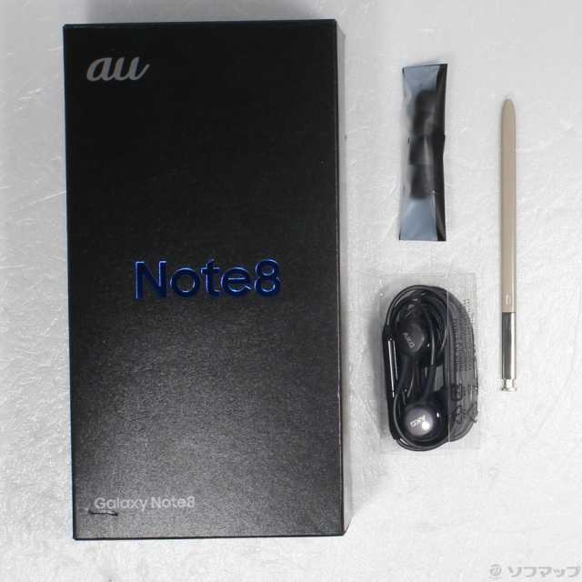 中古)SAMSUNG GALAXY Note8 64GB メープルゴールド SCV37 auロック解除