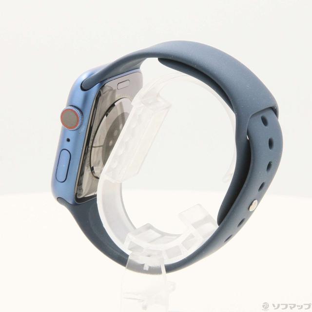 中古)Apple Apple Watch Series 7 GPS + Cellular 45mm ブルー 