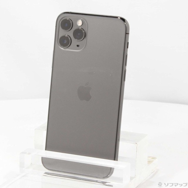 (中古)Apple iPhone11 Pro 256GB スペースグレイ NWC72J/A SIMフリー(348-ud)