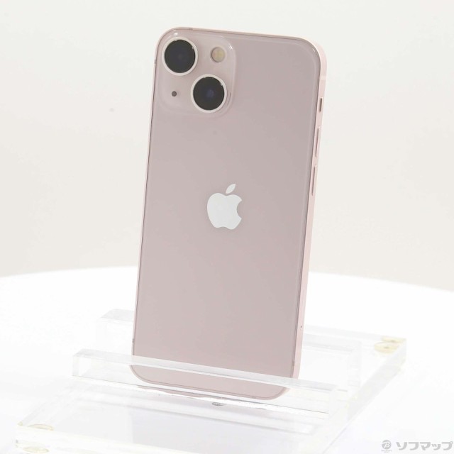 中古)Apple iPhone13 mini 128GB ピンク MLJF3J/A SIMフリー(349-ud)の