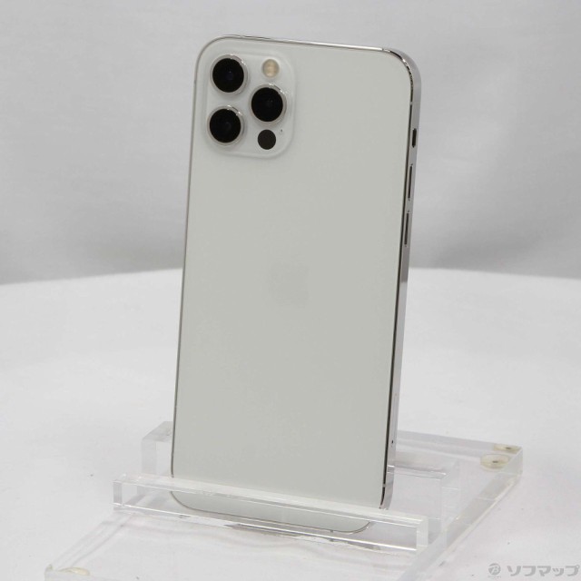 中古)Apple iPhone12 Pro 256GB シルバー MGMA3J/A SIMフリー(381-ud