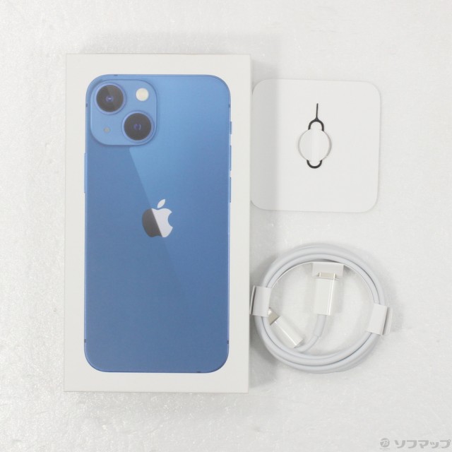 中古)Apple iPhone13 mini 128GB ブルー MLJH3J/A SIMフリー(371-ud)の通販はau PAY マーケット -  ソフマップ - スマホ・タブレット・モバイル通信