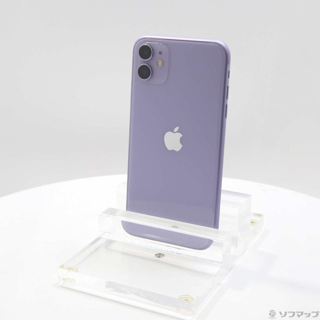 中古)Apple iPhone11 128GB パープル MWM52J/A SIMフリー(196-ud)の通販は - 携帯電話本体