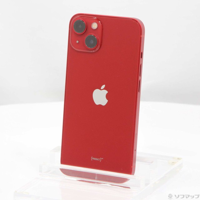 (中古)Apple iPhone13 128GB プロダクトレッド MLNF3J/A SIMフリー(371-ud)