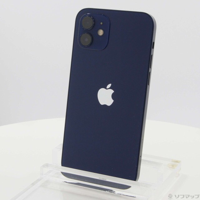 (中古)Apple iPhone12 128GB ブルー MGHX3J/A SIMフリー(368-ud)の通販は