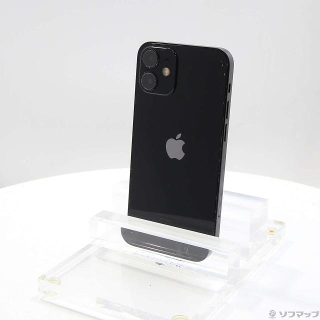 中古)Apple iPhone12 mini 128GB ブラック MGDJ3J/A SIMフリー(258-ud  