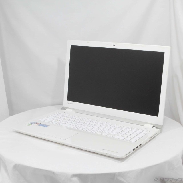 (中古)TOSHIBA 格安安心パソコン dynabook T55/AW PT55AWP-BJA2 リュクスホワイト (Windows 10)(344-ud)