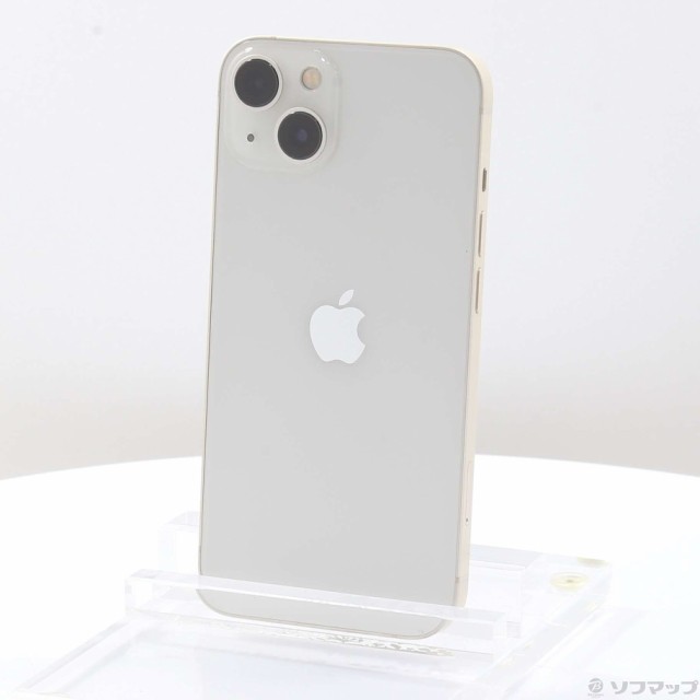 (中古)Apple iPhone13 128GB スターライト MLND3J/A SIMフリー(276-ud)