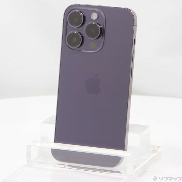 (中古)Apple iPhone14 Pro 128GB ディープパープル MQ0F3J/A SIMフリー(276-ud)の通販は