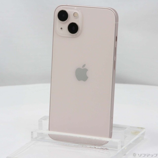 (中古)Apple iPhone13 128GB ピンク MLNE3J/A SIMフリー(384-ud)