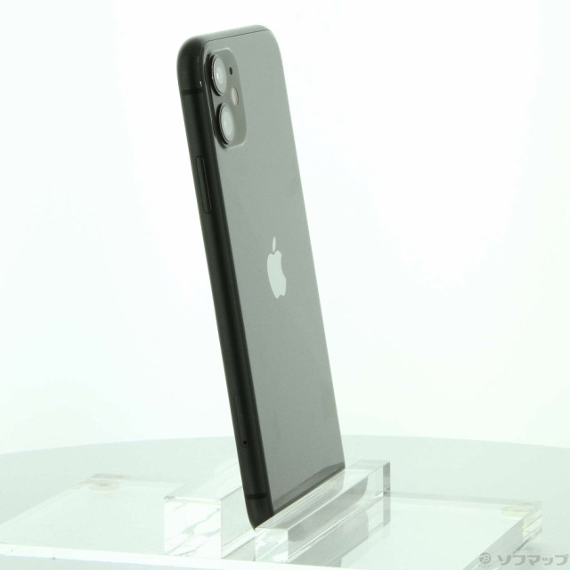 中古)Apple iPhone11 128GB ブラック MWM02J/A SIMフリー(297-ud) 携帯電話本体