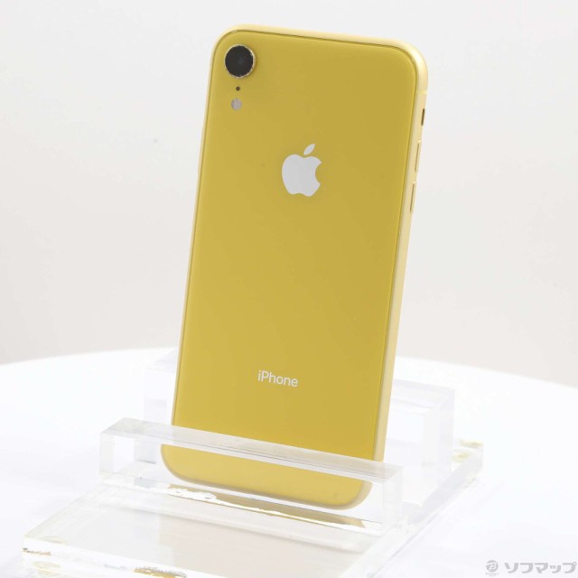 中古)Apple iPhoneXR 128GB イエロー MT0Q2J/A SIMフリー(262-ud)の