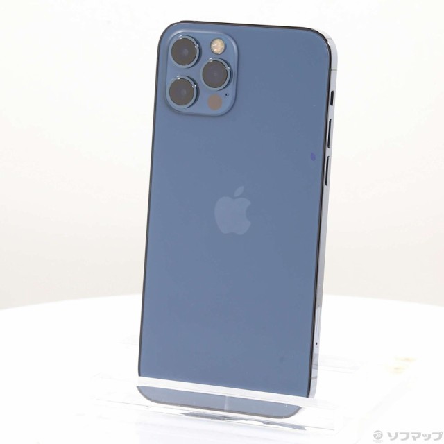 中古)Apple iPhone12 Pro 128GB パシフィックブルー MGM83J/A SIMフリー  (ネットワーク利用制限△)(276-ud)の通販は