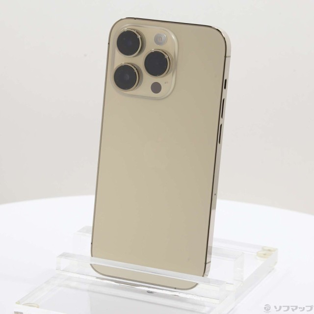 (中古)Apple iPhone14 Pro 128GB ゴールド MQ073J/A SIMフリー(269-ud)の通販は
