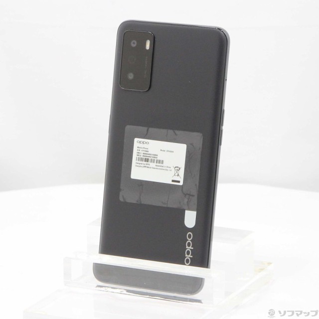 中古)OPPO OPPO A55s 5G 64GB ブラック CPH2309 SIMフリー(269-ud)の