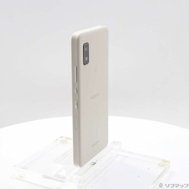 中古)SHARP AQUOS wish 64GB アイボリー SH-M20 SIMフリー(258-ud)の