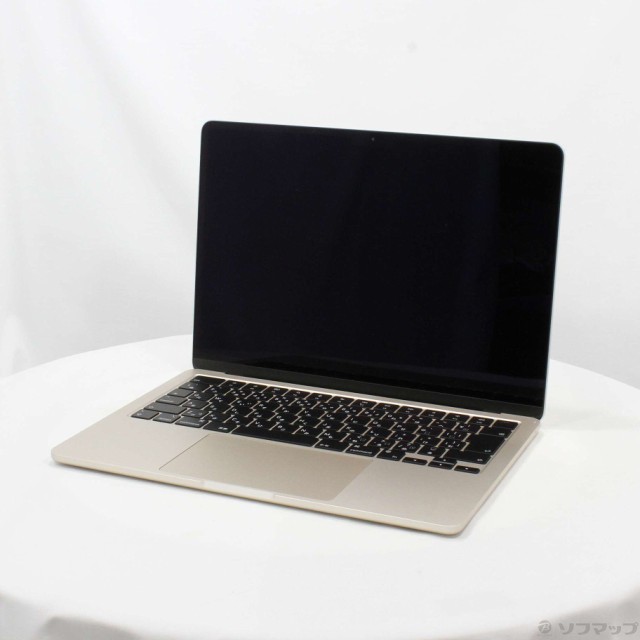 (中古)Apple MacBook Air 13.6-inch Mid 2022 MLY13J/A Apple M2 8コアCPU_8コアGPU 8GB SSD256GB スターライト (12.6 Monterey)(258-ud)