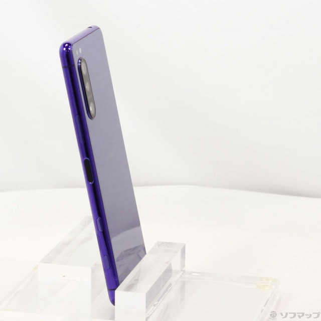 中古)SONY Xperia 5 II 128GB パープル SO-52A docomoロック解除SIMフリー(348-ud)