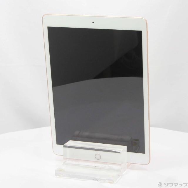 中古)Apple iPad 第8世代 128GB ゴールド MYLF2J/A Wi-Fi(349-ud)の