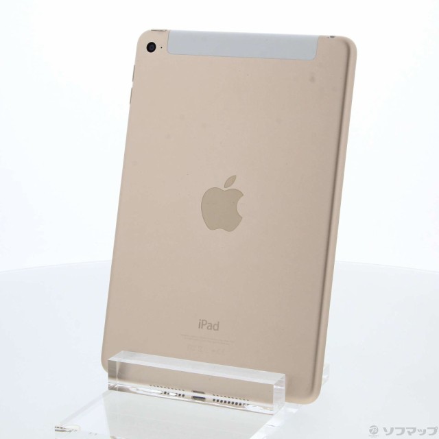 中古)Apple iPad mini 4 128GB ゴールド MK782J/A docomoロック解除SIMフリー(381-ud)  中古タブレットPC本体