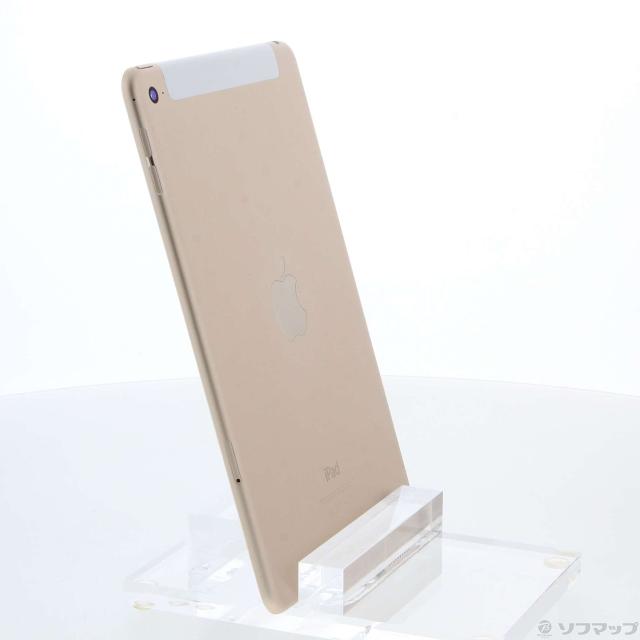 中古)Apple iPad mini 4 128GB ゴールド MK782J/A docomoロック解除SIM 
