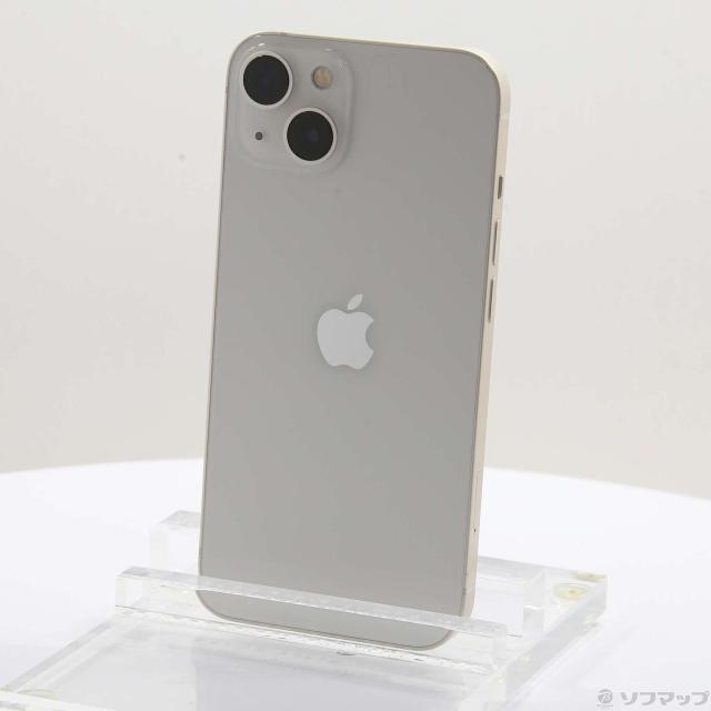 中古)Apple iPhone13 128GB スターライト MLND3J/A SIMフリー