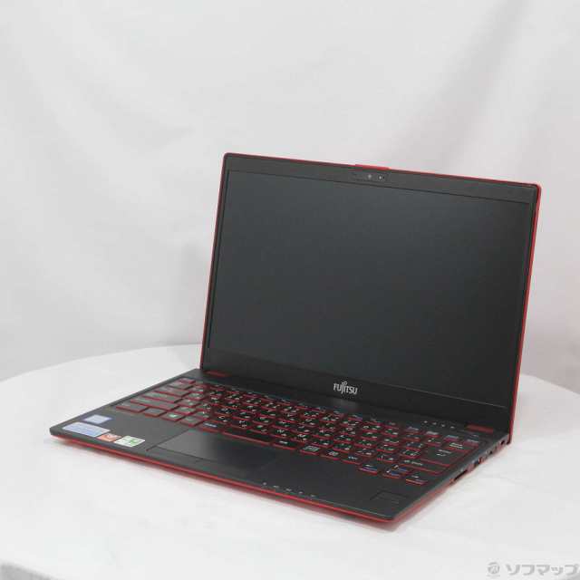 (中古)FUJITSU 格安安心パソコン LIFEBOOK UH75/B1 FMVU75B1R サテンレッド (Windows 10)(348-ud)