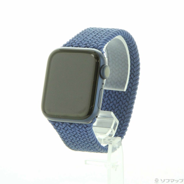 (中古)Apple Apple Watch Series 6 GPS 40mm ブルーアルミニウムケース アトランティックブルーブレイデッドソロループ(348-ud)