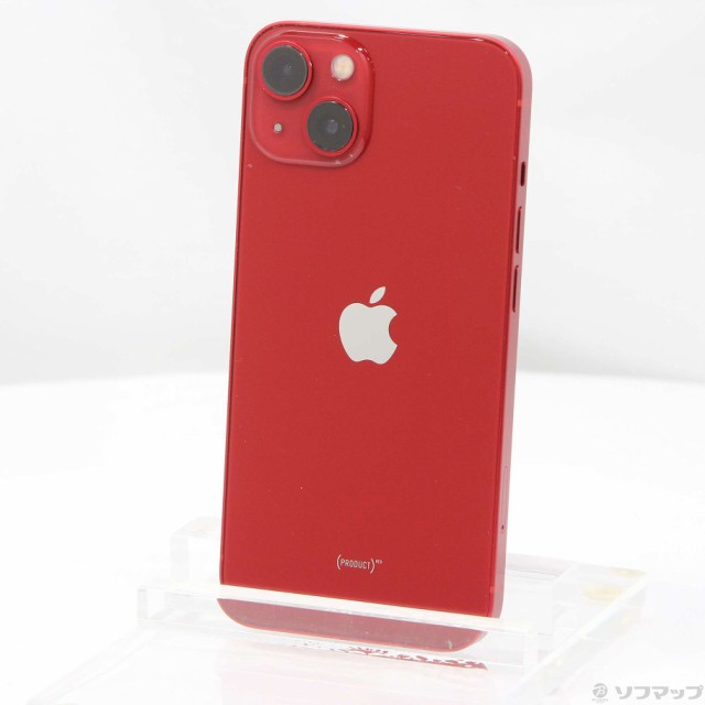 (中古)Apple iPhone13 128GB プロダクトレッド MLNF3J/A SIMフリー(384-ud)