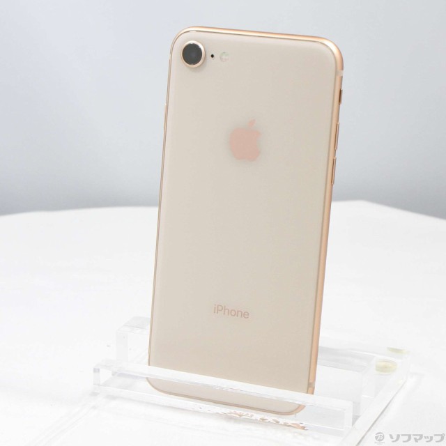 中古)Apple iPhone8 64GB ゴールド MQ7A2J/A SIMフリー(371-ud)の通販