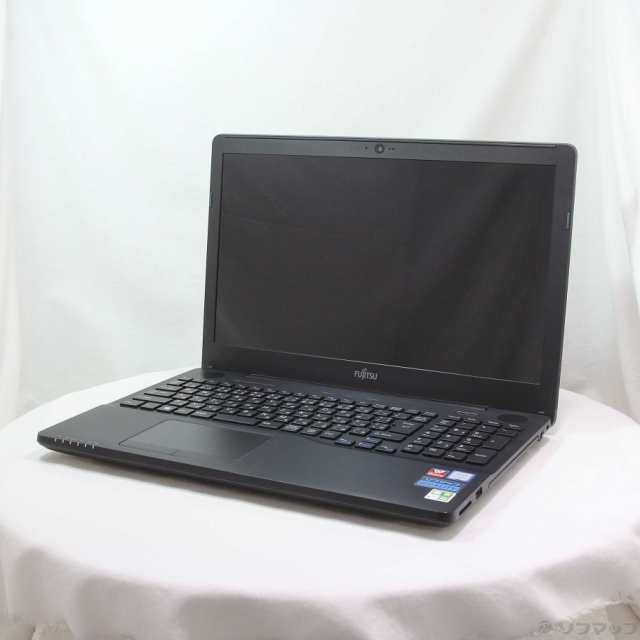 (中古)FUJITSU 格安安心パソコン LIFEBOOK AH45/A3 FMVA45A3B シャイニーブラック (Windows 10)(381-ud)