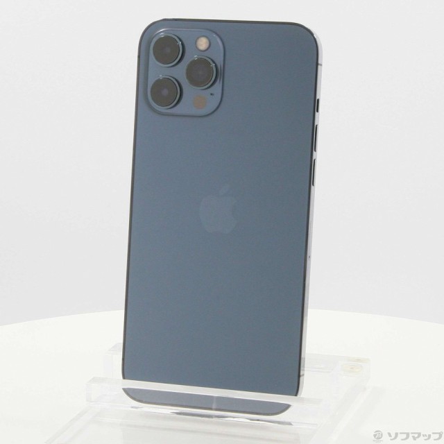 中古)Apple iPhone12 Pro Max 128GB パシフィックブルー MGCX3J/A SIM ...
