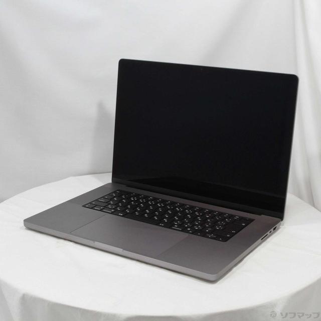 (中古)MacBook Pro 16.2-inch Late 2021 MK1A3J/A M1 Max 10コアCPU_32コアGPU 32GB SSD1TB スペースグレイ (13.6 Ventura)(262-ud)の通販は