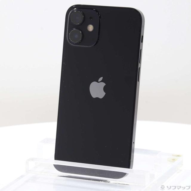 中古)Apple iPhone12 mini 256GB ブラック NGDR3J/A SIMフリー(352-ud 