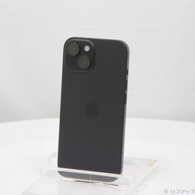 中古)Apple iPhone15 512GB ブラック MTMU3J/A SIMフリー(258-ud)の