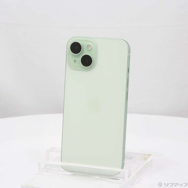 中古)Apple iPhone15 128GB グリーン MTMM3J/A SIMフリー(349-ud)の