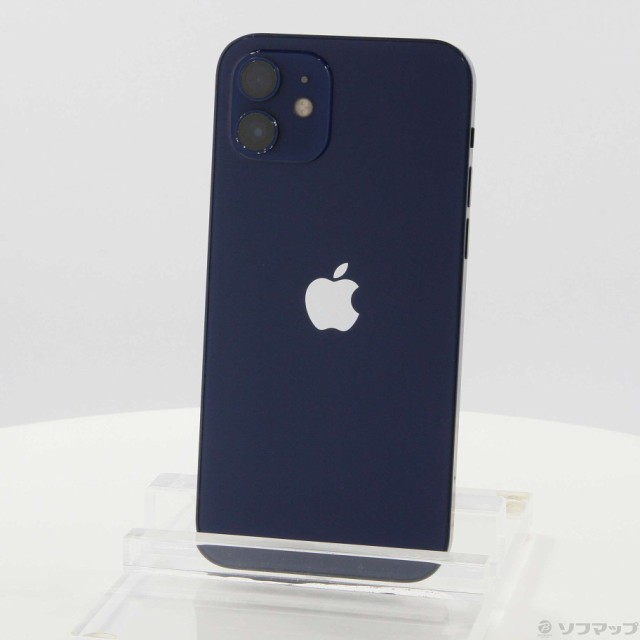 (中古)Apple iPhone12 128GB ブルー MGHX3J/A SIMフリー(196-ud)