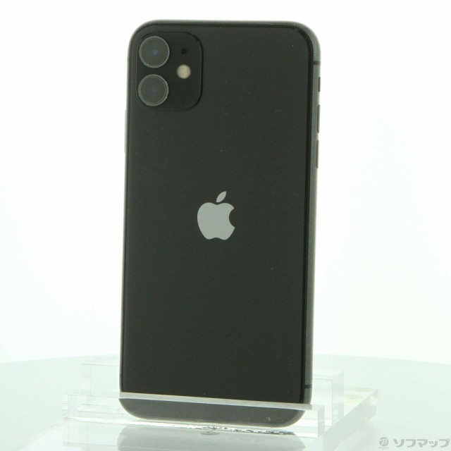 (中古)Apple iPhone11 64GB ブラック MWLT2J/A SIMフリー(258-ud)の通販は