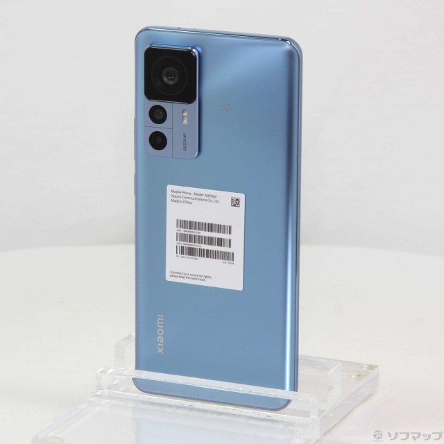 中古)Xiaomi Xiaomi 12T Pro 256GB ブルー XMSAD1 SoftBank(377-ud)の