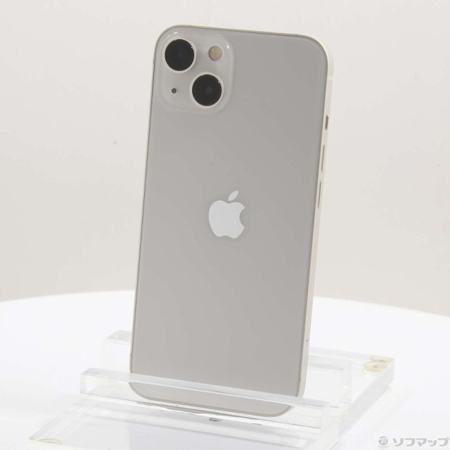 (中古)Apple iPhone13 128GB スターライト MLND3J/A SIMフリー(276-ud)