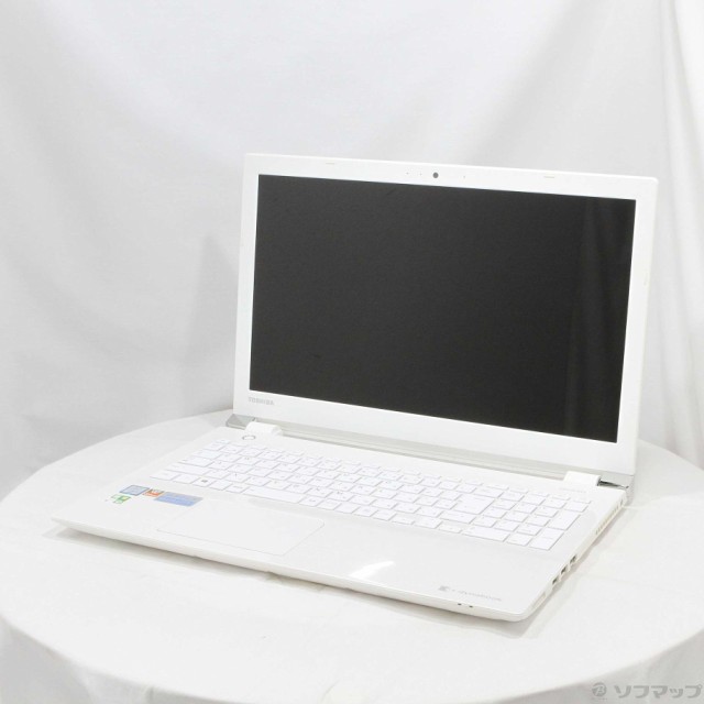 (中古)TOSHIBA 格安安心パソコン dynabook T55/AW PT55AWP-BJA2 リュクスホワイト (Windows 10)(384-ud)