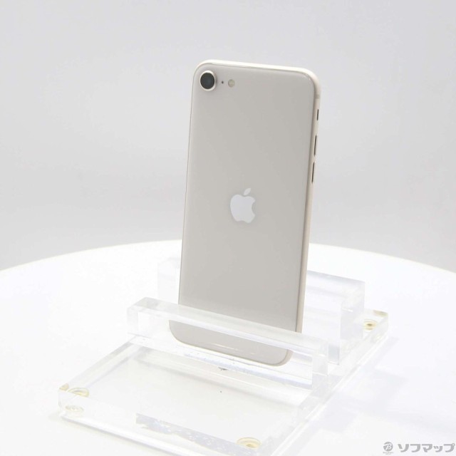 中古)Apple iPhone SE 第3世代 64GB スターライト MMYD3J/A SIMフリー