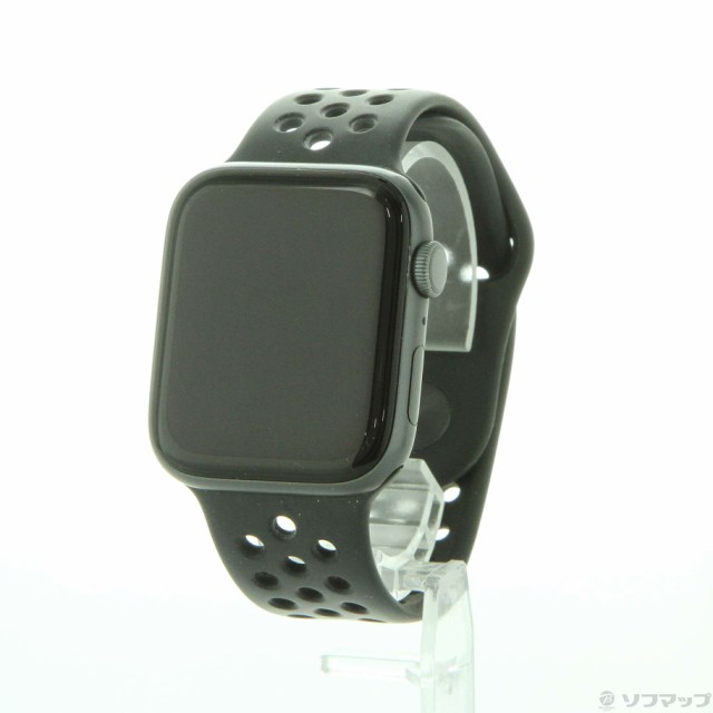 (中古)Watch Series 5 Nike GPS 44mm スペースグレイアルミニウムケース アンスラサイト/ブラックNikeスポーツバンド(352-ud)の通販は